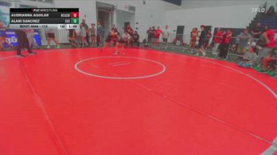 115 lbs Champ. Round 1 - Alani Sanchez, Chaparral High School vs Audrianna Aguilar, West Covina High School Wrestl