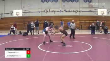 170 lbs Semifinal - Thomas Sandoval, Vacaville vs John Abrahamson, Pioneer (San Jose)