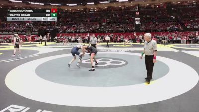 126 lbs Quarters - Carter Baran, Kenston vs Alijah Mohanna, La Salle