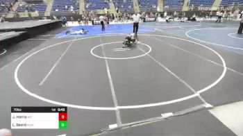 70 lbs Semifinal - Jaxsen Harris, Mid Valley Wolves Wr Ac vs Linkin Beard, Bear Cave WC