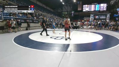 120 lbs Cons. Sub-rd Of 16 - Caleb Morrow, Indiana vs Jaxton Kimling, Michigan