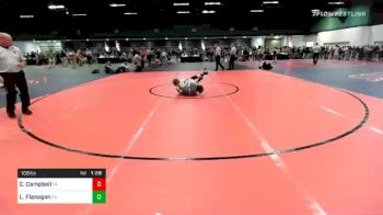 106 lbs Consolation - Cole Campbell, PA vs Liam Flanagan, PA