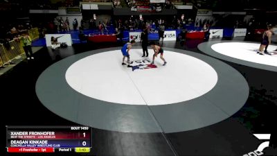 106 lbs Champ. Round 1 - Xander Fronhofer, Beat The Streets - Los Angeles vs Deagan Kinkade, Coachella Valley Wrestling Club