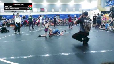 85/90/95 Round 1 - Bryce Whitesides, Summerville Take Down vs Liam Ruiz, Trinity Top Team