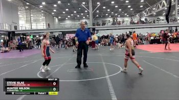 90 lbs Round 7 (8 Team) - Stevie Islas, Backyard Brawlers vs Hunter Wilson, Journeymen