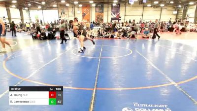 195 lbs Rr Rnd 1 - Juuso Young, PA Rednecks vs Rune Lawerence, Quest School Of Wrestling Gold