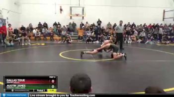 Round 3 - Dallas Tisue, Wapsie Valley vs Austin James, Waverly-Shell Rock