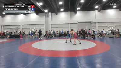 157 lbs Champ. Rd Of 16 - Diego Baisch Miranda, Spartan RTC@LHP vs Ryan Dietrick, Young Guns Tennessee
