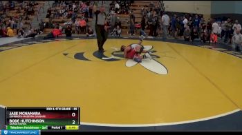 85 lbs 5th Place Match - Bode Hutchinson, Grand Rapids vs Jase McNamara, Zumbrota-Mazeppa Cougars