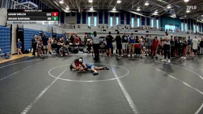 52 lbs Round 3 (4 Team) - Julian Santana, Slate WA vs Adam Welch, Creeks Wrestling