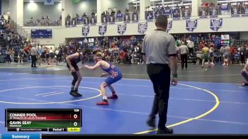 106 lbs Cons. Round 3 - Gavin Seay, Franklin vs Conner Pool, St Francis De Sales (Toledo)