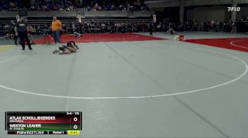 115 lbs Champ. Round 1 - Atlas Scholljegerdes, Owatonna vs Weston Leaver, St. Charles