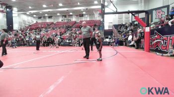 45 lbs Round Of 16 - Jhalil Gray-Hall, Team Of Hard Knox vs Jaxon Osburn, Newkirk Takedown Club
