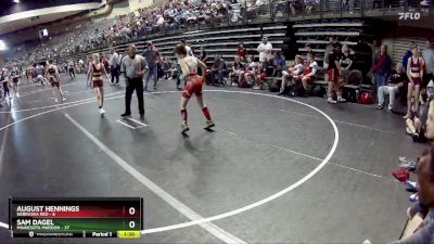 90 lbs Round 4 (6 Team) - Sam Dagel, Minnesota Maroon vs August Hennings, Nebraska Red