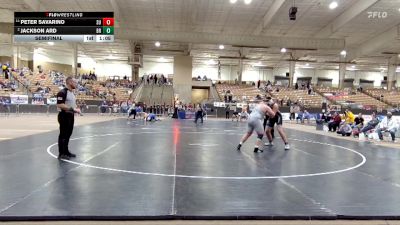 AA 285 lbs Semifinal - Peter Savarino, Summit High School vs Jackson Ard, Brentwood High School