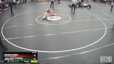 3A 126 lbs Semifinal - Jayden Morris, Belton-Honea Path vs John-Matt Stevens, Travelers Rest