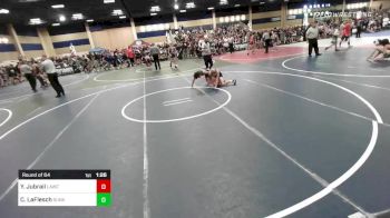 106 lbs Round Of 64 - Yousef Jubrail, LAWC/Chaminade vs Cash LaFlesch, Sunkids
