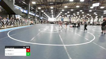 120 lbs Consi Of 8 #1 - Evan Owen, MD vs Nico Rivera, NY