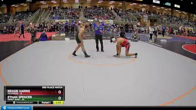 184 lbs Finals (8 Team) - Reggie Harris, Tillamook vs Ethan Spencer, Sweet Home