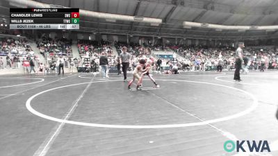 46 lbs Round Of 64 - Chandler Lewis, Salina Wrestling Club vs Wills Jezek, Team Tulsa Wrestling Club