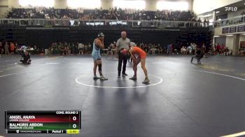 157 lbs Cons. Round 2 - Angel Anaya, Lassen College vs Balmoris Ardon, Moorpark College