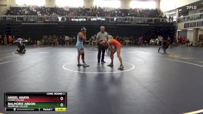 157 lbs Cons. Round 2 - Angel Anaya, Lassen College vs Balmoris Ardon, Moorpark College