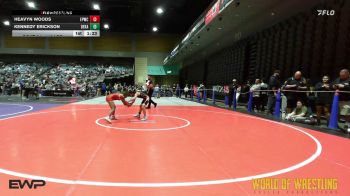 110 lbs Semifinal - Heavyn Woods, El Paso Wildcats vs Kennedy Erickson, DeKalb