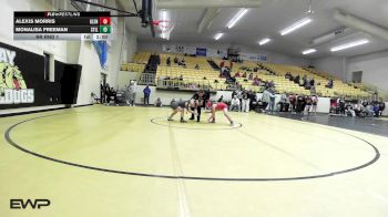 100 lbs Rr Rnd 1 - Monalisa Freeman, Stillwell HS Girls vs Alexis Morris, Glenpool Girls HS