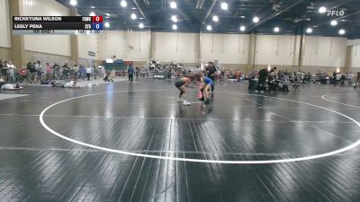 120 lbs Rr Rnd 1 - Rickkyuna Wilson, Team First Strike Wrestling Club vs Lesly Pena, Stings