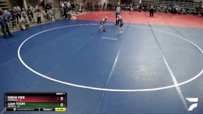 60 lbs Semis (4 Team) - Liam Thom, Sartell vs Drew Fier, Minneota