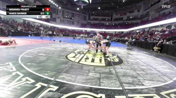 190 lbs Cons. Semi - Vance Barber, Skyview vs Brennen Pruett, Bishop Kelly