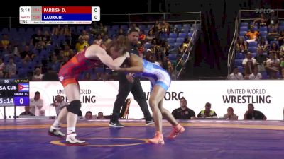 53 kg Semifinal - Dominique Parrish, USA vs Laura Herin, CUB