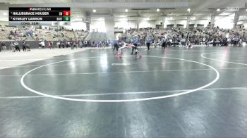 65 lbs Cons. Semi - Kynsley Lawson, Higher Calling Wrestling vs Halliegrace Houser, Swarm Wrestling