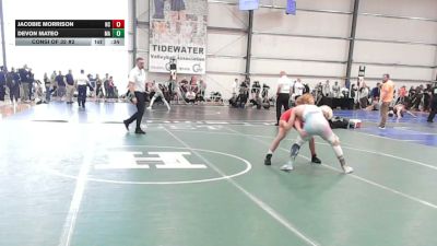 113 lbs Consi Of 32 #2 - Jacobie Morrison, NC vs Devon Mateo, MA