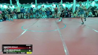 120 lbs Round 2 (4 Team) - Peter Nikolopoulos, Vougar`s Honors vs Sabatino Sciullo, TDWC