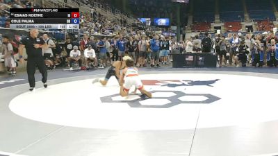 106 lbs Champ. Rd Of 32 - Esaias Koethe, Iowa vs Cole Palma, Ohio