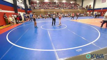 112 lbs Quarterfinal - Kiel Matheny, Skiatook Youth Wrestling 2022-23 vs Zechariah Tecumseh, Mojo Grappling Academy