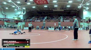 70 lbs Semifinal - Mason Baylor, Milan Tribe vs Henry Antrobus, Contenders Wrestling Academy