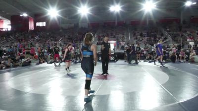 130 lbs Cons. Round 2 - Gracie Brosmer, Indiana vs Isabella Bowser, Southeast Ohio Wrestling Club