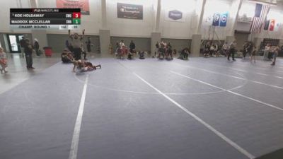 57 lbs Champ. Round 1 - Maddox McClellan, Sublime Wrestling Academy vs Koe Holdaway, Champions Wrestling Club
