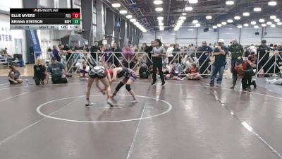 104 lbs Round 1 (1:30pm Friday) - Briana Stetson, Misfits vs Ellie Myers, Florida Elite