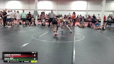 130 lbs Round 3 (6 Team) - Aaron McDonald, Savage WA vs Kaua Reis, New England Gold