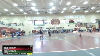120 lbs Champ. Round 2 - Colbi Eckhart, Middleton vs Reese Yakovac, Century