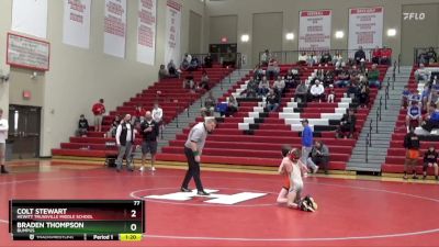 77 lbs Round 1 - Colt Stewart, Hewitt Trussville Middle School vs Braden Thompson, Bumpus