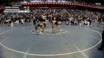 4A 126 lbs Cons. Round 2 - Gabriel Capezudo, Hoke County vs Brennan Ferguson, Cuthbertson High School