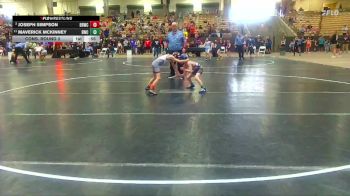 50 lbs Cons. Round 3 - Joseph Simpson, Big Red Wrestling Club vs Maverick McKinney, Buccaneer Wrestling Club