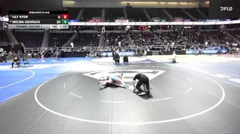 152 lbs Champ. Round 1 - Melina Georgas, Suffern-1 vs Lily Hyde, Chautauqua Lake-6