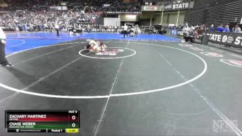 2A 138 lbs Quarterfinal - Chase Weber, Burlington-Edison vs Zachary Martinez, Orting