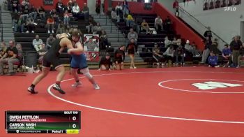 215 lbs Cons. Semi - Owen Pettlon, West Delaware, Manchester vs Carson Nash, Clear Creek-Amana