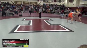 JV-29 lbs 1st Place Match - Jackson Beatty, Independence vs Michael Kephart, West Delaware, Manchester